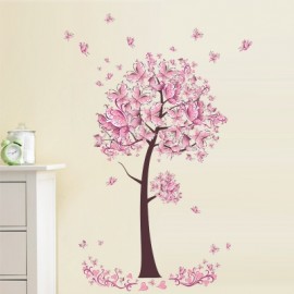YEDUO Butterfly Flower Tree Wall Stickers Decals G..